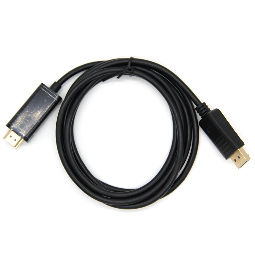 1.8m 1080P DisplayPort 1.4 Cable DP to HDMI-compatible Adapter Display Port a HDMI Gold Connector Converter Cord for Dell | Компьютеры и