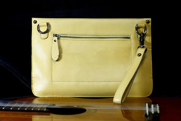 

[B-005] DIY handmade leather bag envelope leather bag pattern drawing