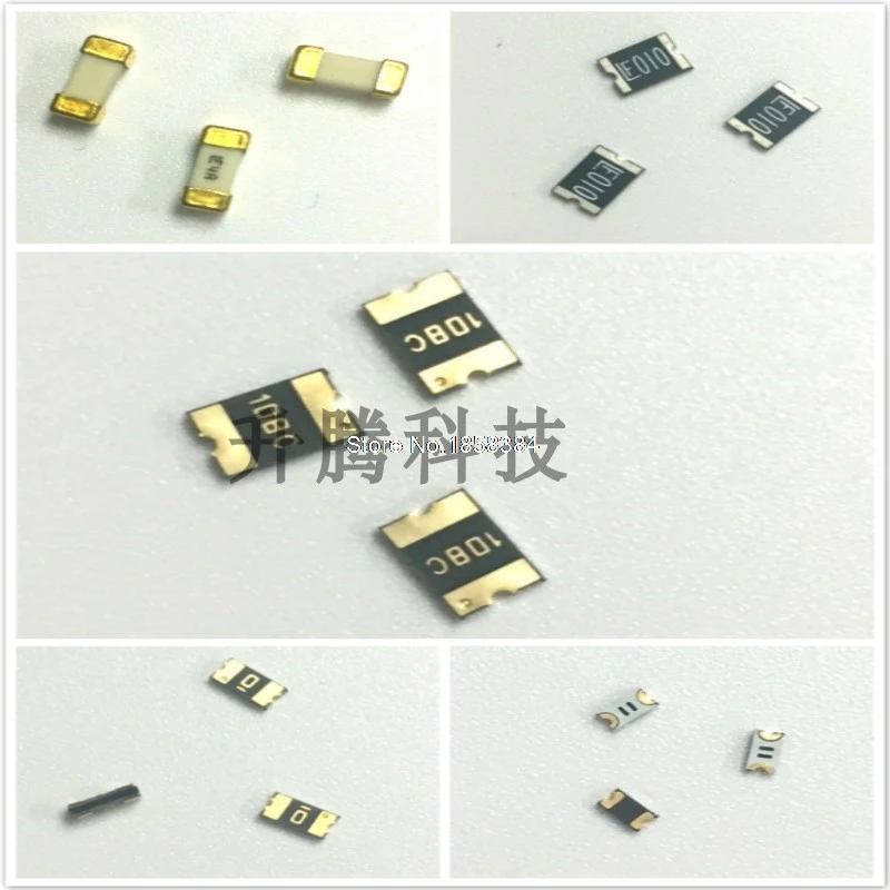 100 шт./лот 0805 1206 1812 0.05A/2A/0.1A/0.2A/0.5A/0.75A/1.1A/2A SMT SMD сбрасываемый предохранитель PPTC