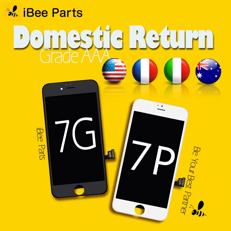 IBee детали 1 шт. AAA стандартное качество для iPhone 7 8 Plus ЖК-экран Бесплатная доставка |