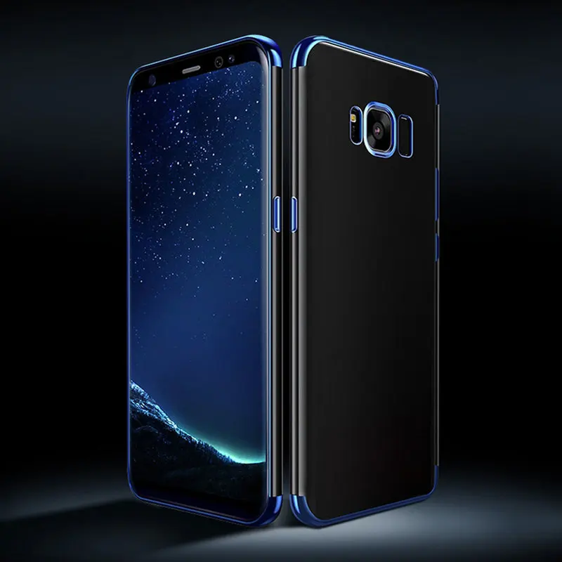 Ультратонкий Мягкий чехол из ТПУ для Samsung Galaxy S8 S9 Plus S7 Edge Note 8 9 A7 A5 J7 A8 A6 2018