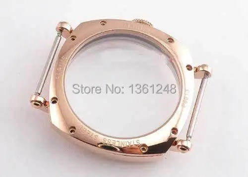 44 мм часы с покрытием из розового золота чехол SS fit eta 6498 6497 eat Move 13|watch fabric|movementwatch