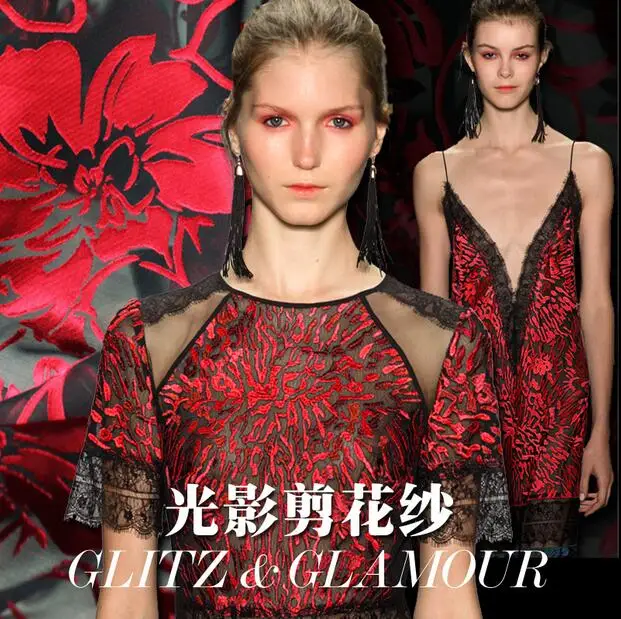 Красное вино сексуальные химические волокна шерсти хлопковая ткань текстиль