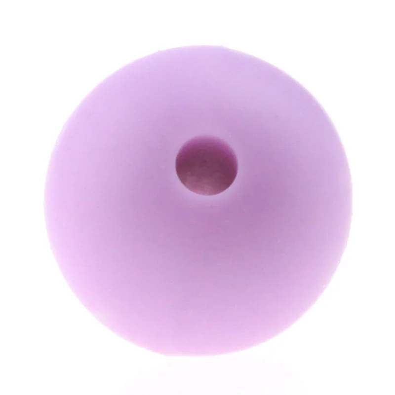 Cuentas redondas de silicona para mordedor de beb&eacute;, cuentas de silicona masticables sin Bpa para la fabricaci&oacute;n de joyas, juguetes de dentici&oacute;n Diy, regalo, 12mm, 100 Uds.-5