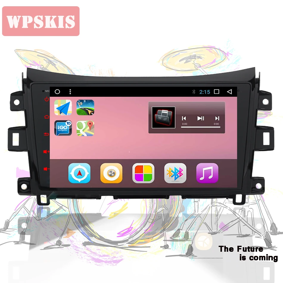 9 &quotIPS экран android 10 0 автомобильный DVD мультимедиа для NISSAN navara np300 2014 + авторадио