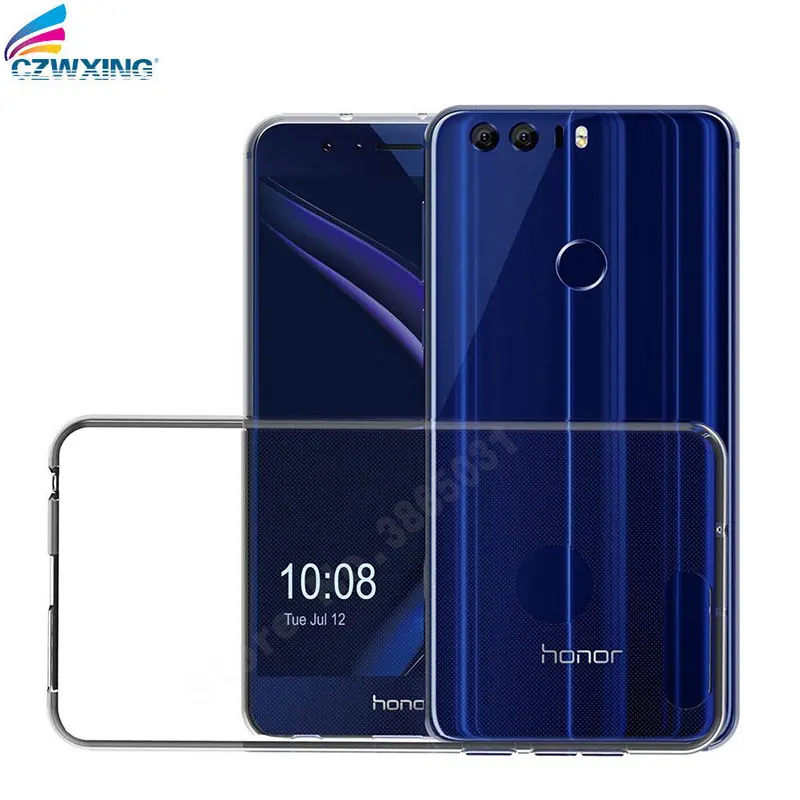 Чехол для Huawei Honor 8 Φ силиконовый прозрачный чехол из ТПУ телефона Honor8 FRD L19 L09 AL10