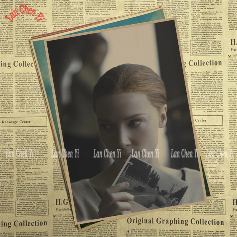 Оригинальный чехол Benjamin Button крафт-бумага постер для бара/кафе ретро Декор