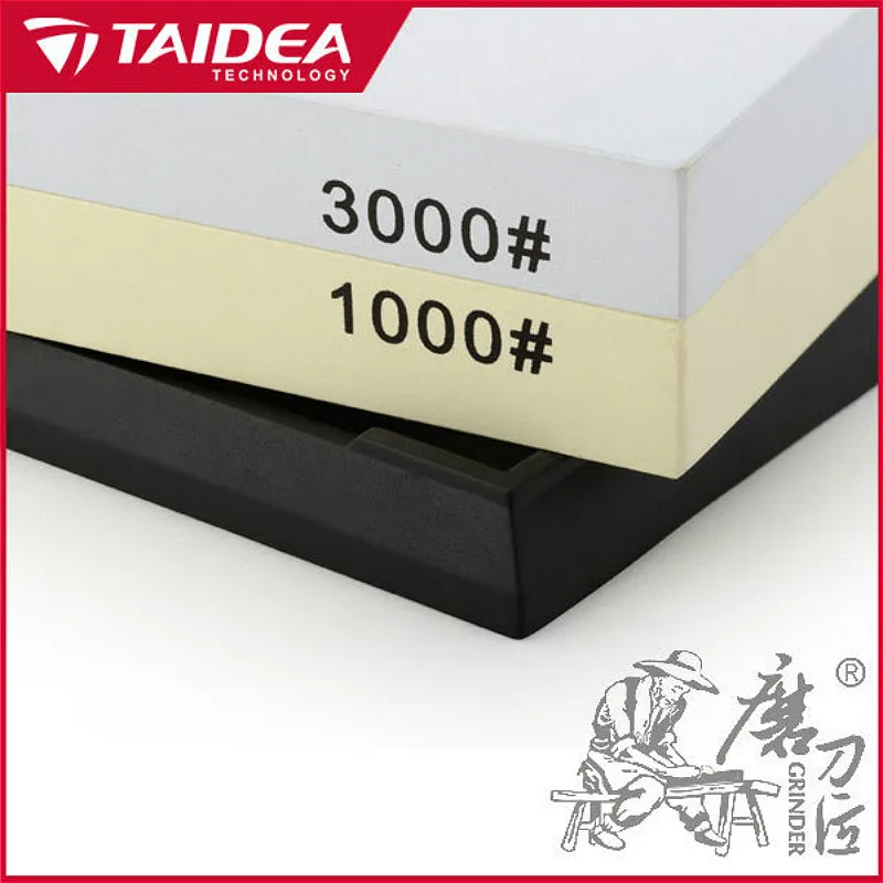Дорожная точилка для ножей TAIDEA 1000 3000 корундовый точильный камень двухсторонний