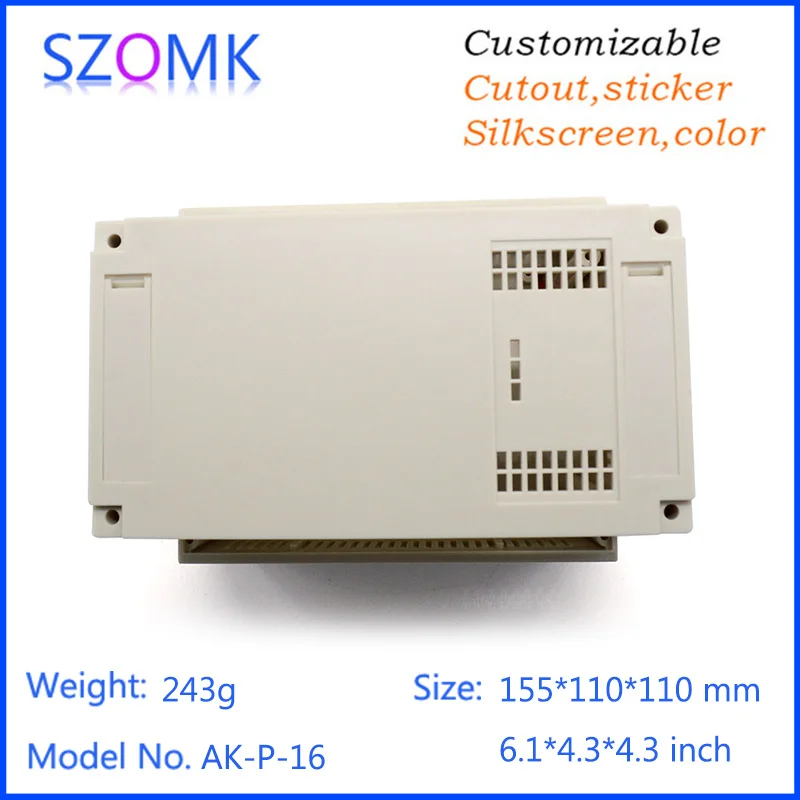 

(10 pcs) 155*110*110mm szomk project box plastic housing for PCB board plastic electronics enclosure for terminal block