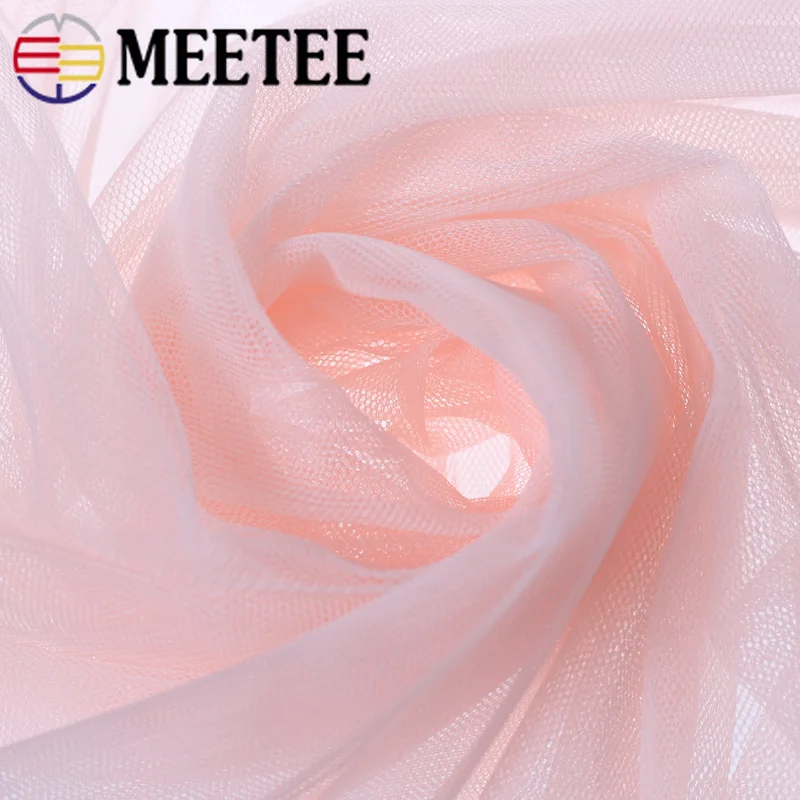 Meetee 5 метров ширина 1 6 м Мягкая Сетка кружевная ткань москитная сетка ручной