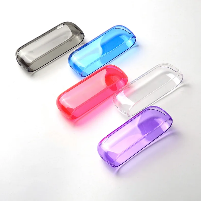 Цветной прозрачный чехол для IQOS 3 0 E Cigarette защитный Жесткий Чехол|Сумки CD/DVD-плеера|