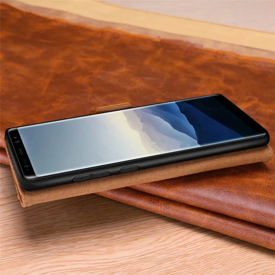 Роскошный кошелек из натуральной кожи, флип-чехол для samsung Galaxy S10, S9, S8 Plus, S10e, Note 9, 8, Note9, S10plus, магнитный чехол-книжка, кошелек