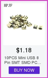 10 шт. мини usb Тип B Женский 5 Pin SMT SMD Shen плата гнездо разъема ПП