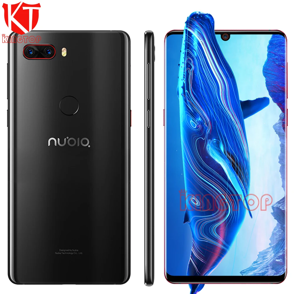 Оригинальный zte Nubia Z18 мобильного телефона 6 0 'Ǝ ГБ 128 Snapdragon 845 Octa Core Dual тыловая 16MP