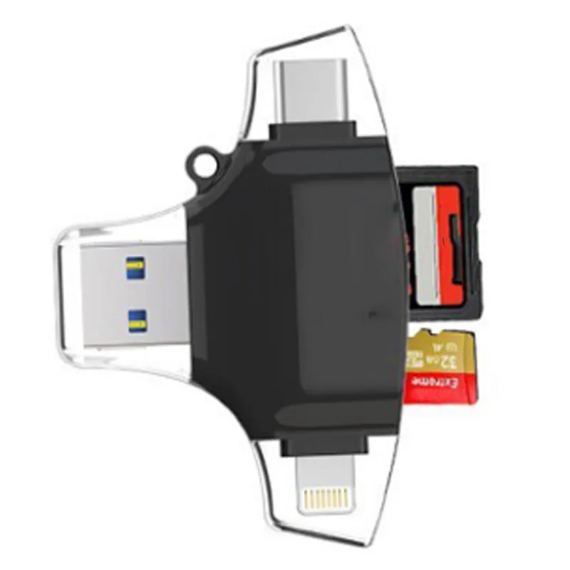 Адаптер Cardreader micro sd Usb card устройство для чтения карт памяти iPhone 8 7 PLUS 5 5S 6S 6/для