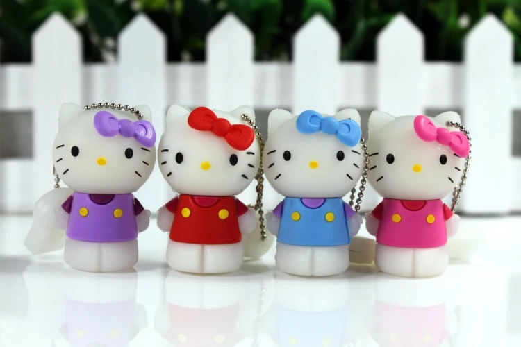 Флеш-накопитель hello kitty usb 32g флеш-накопитель cat 64g флешка 4 Гб u диск 8g 16g с