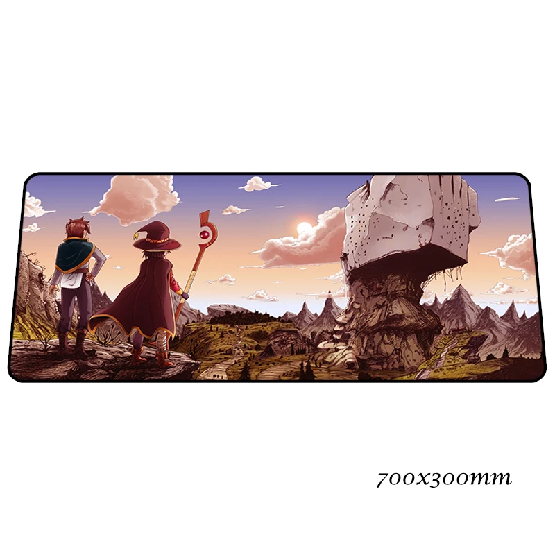 Konosuba коврик для мыши с рисунком HD компьютерный геймер Коврик для мыши красивый 70x30 см Коврик для мыши крутой Коврик Для Мыши Эргономичный гаджет настольные коврики