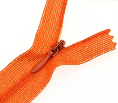 orange 5 шт./лот 60 см закрытый конец застежки-змейки-невидимки для юбка штаны нейлоновая кружевная молния для DIY Швейные Одежда на застежках-молниях для P051 - Цвет: orange