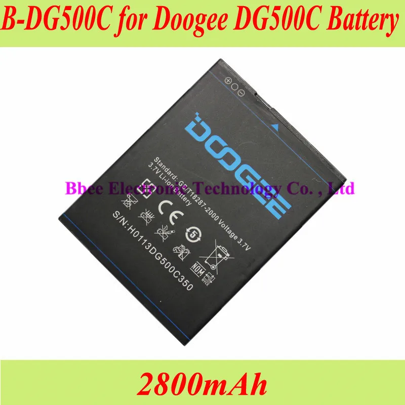 

2800mAh B-DG500C Doogee DG500C DG500 Battery Batterie Bateria AKKU Accumulator PIL DAGGER Mobile Phone