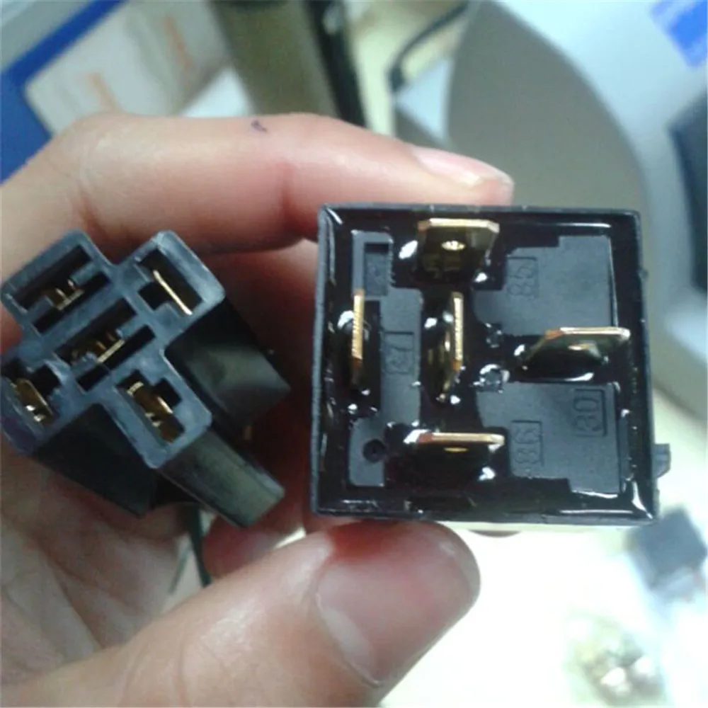 Автомобиль 40A AMP DC 12 V комплект реле SPST для вентилятора топливный насос световой