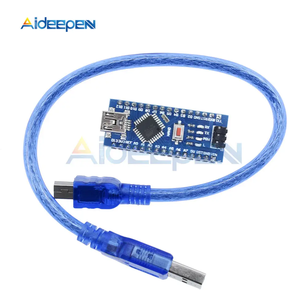 1 шт. для контроллера Arduino Nano V3.0 ATMEGA328P ATMEGA328 CH340 USB-драйвер + USB-кабель | Инструменты