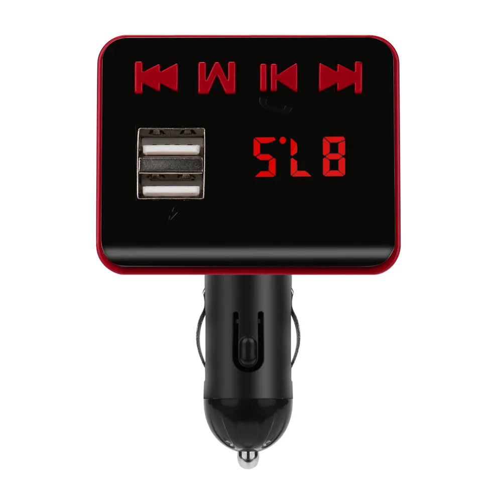 Lcd Автомобильный MP3 mp4 плеер беспроводной fm-передатчик AUX модулятор Быстрая зарядка двойной USB Автомобильное зарядное устройство SD/MMC Автомобильный музыкальный плеер