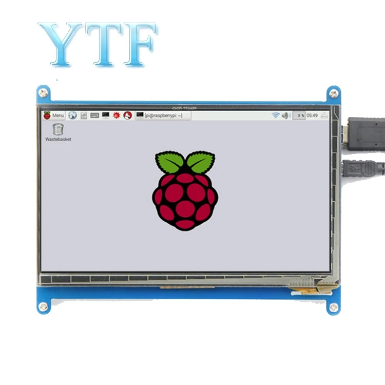 7 дюймов ЖК дисплей ёмкостный сенсорный Raspberry Pi 4B 2 3 Модель B + экрана oem/odm 1024X600mm|pi 2|pi