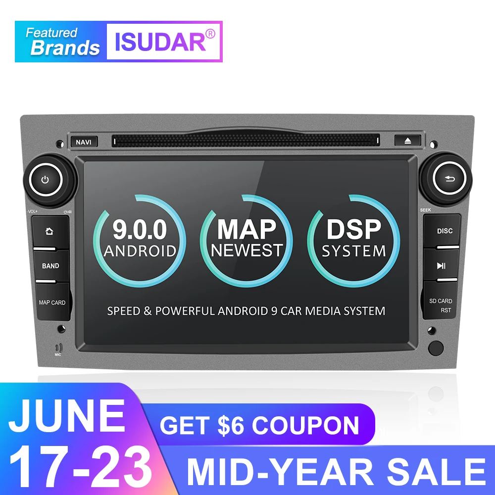 Isudar 2 Din Авто Радио Android 9 для OPEL/ASTRA/Zafira/Combo/Corsa/Antara/Vivaro Автомобильный мультимедийный