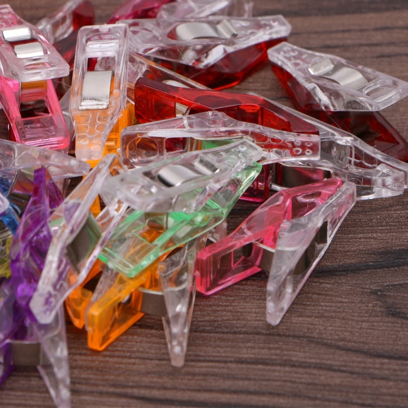 50 шт./упак. сделай сам пластиковые швейные фиксированные зажимы скрепки