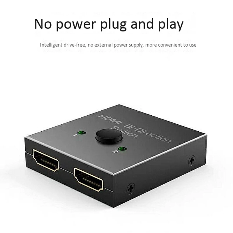 2 в 1 Hdmi двухпозиционный переключатель двунаправленный 0 10 Гбит/с трансмиссия
