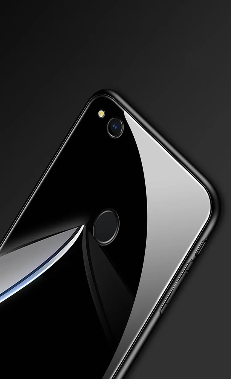 Чехол s для huawei Honor 8 Lite/P8 lite стеклянный чехол Роскошная рамка из ТПУ+ стеклянная задняя крышка аксессуар для P9 Lite Fundas Coque