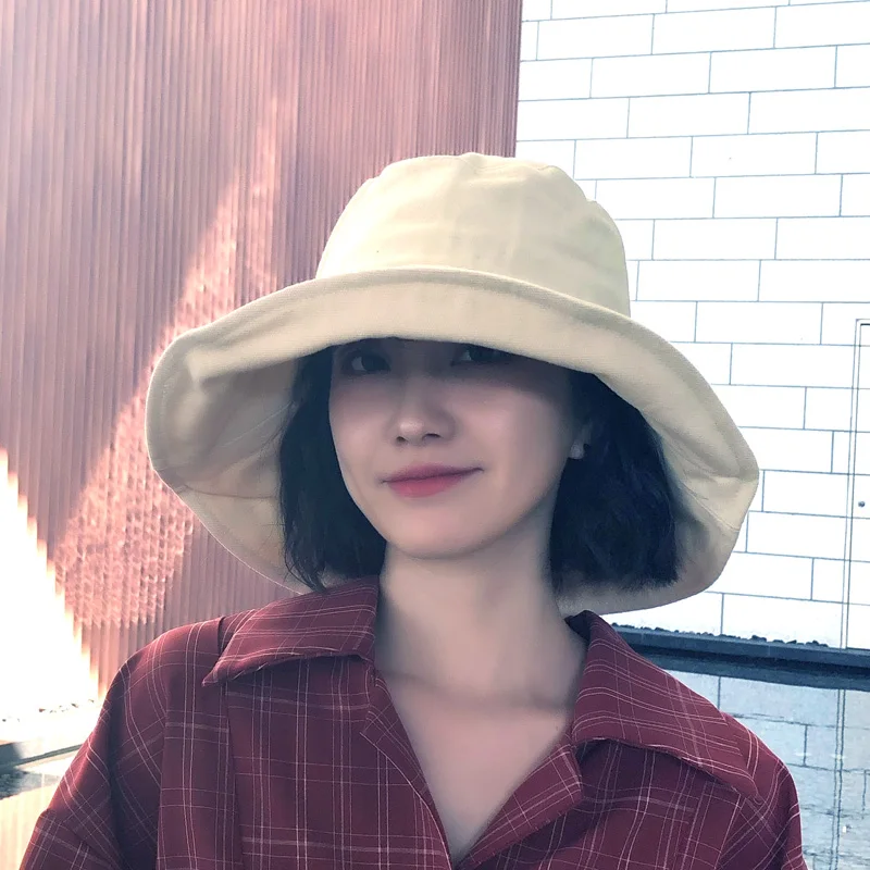 Women Fisherman's Hat Female Spring Summer Pure Sunscreen Sun Protection Cap Lady Travel Leisure Fashion Holiday Hats H229