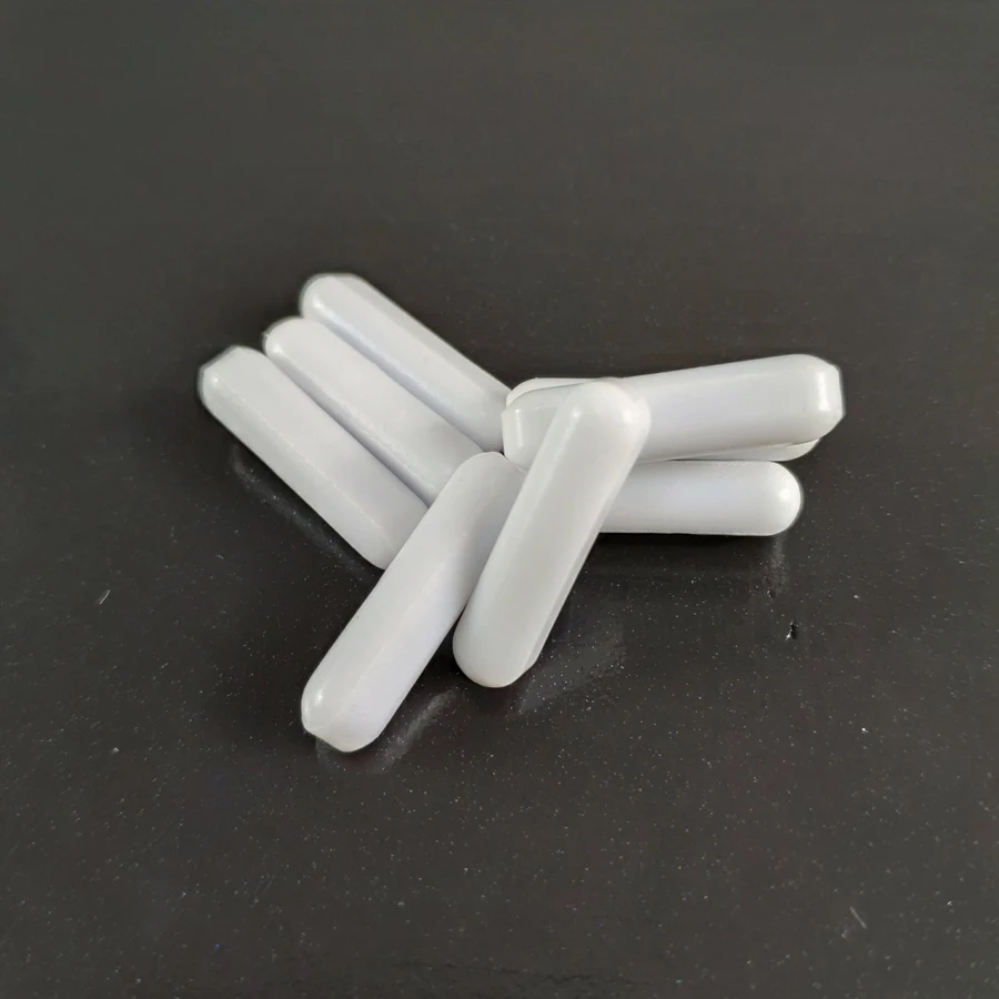 Бесплатная доставка 10 шт. магнитная мешалка C7x18mm из ПТФЭ миксер мешалки белые