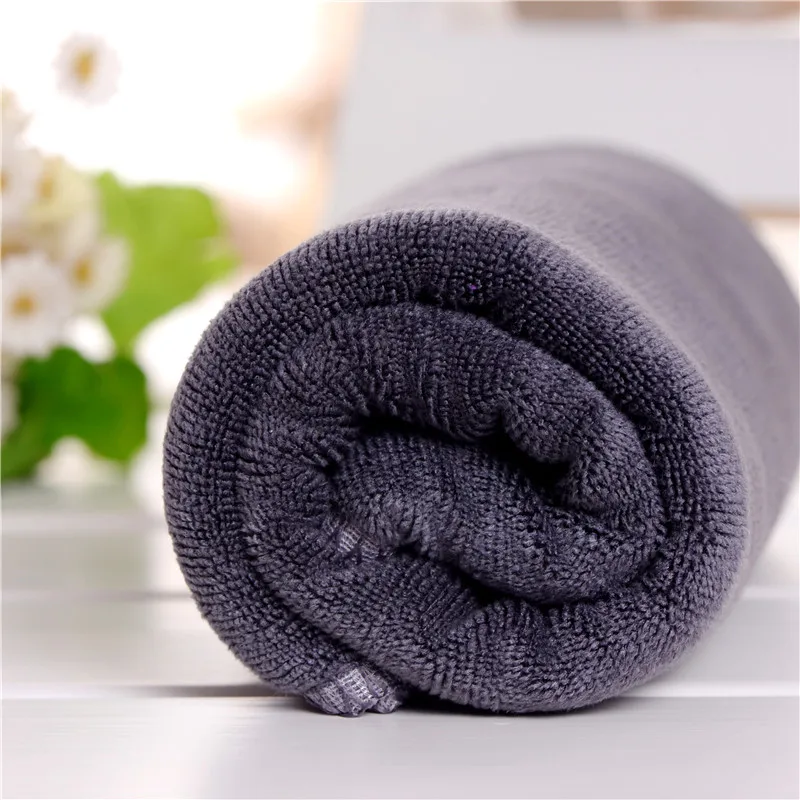 Одноцветное Впитывающее банное полотенце -- 70*140 см из микрофибры быстросохнущее