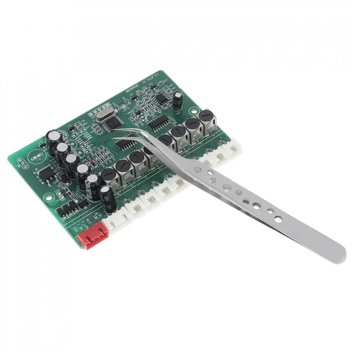 Антистатический легкий Пинцет 125 см из нержавеющей стали с изогнутым