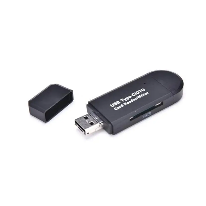 Кардридер EC2 HIPERDEAL USB 3 в 1 устройство для чтения SD/Micro SD карт Type C OTG на 2 0 стандартный