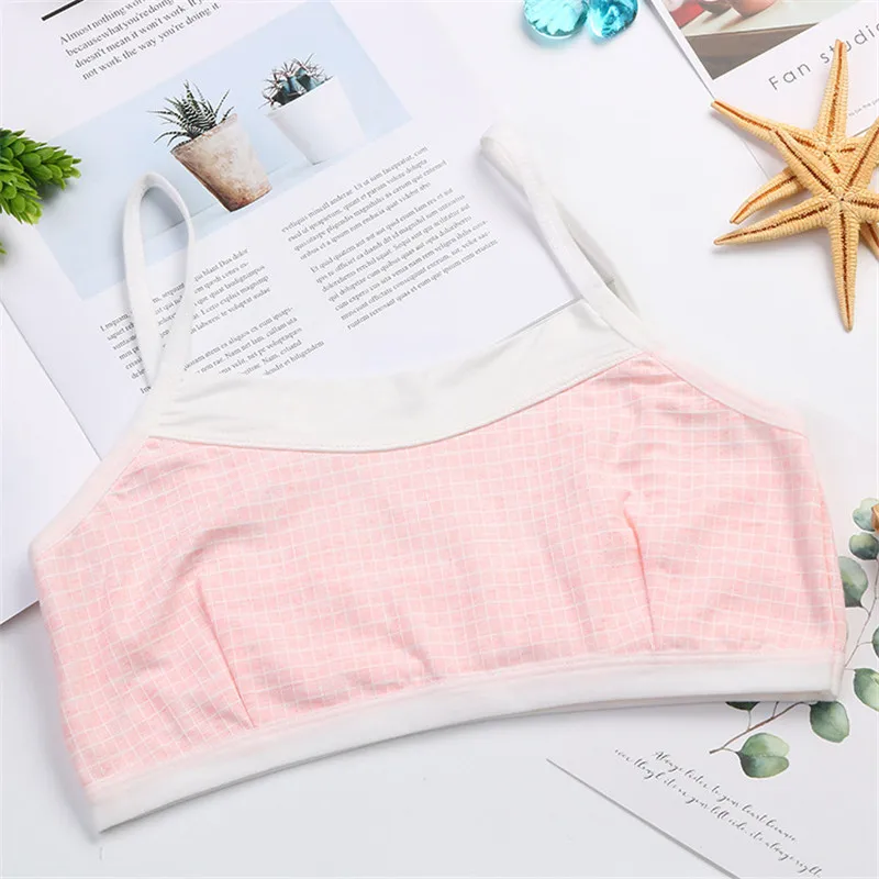 

Girls Bra camisole girl cotton vest child world of tank girls underwear candy color girls tank tops kids clothing models