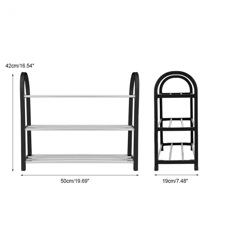 Стойка органайзер Многоуровневая для обуви 3/4 уровней однотонная|shoe rack diy|stand