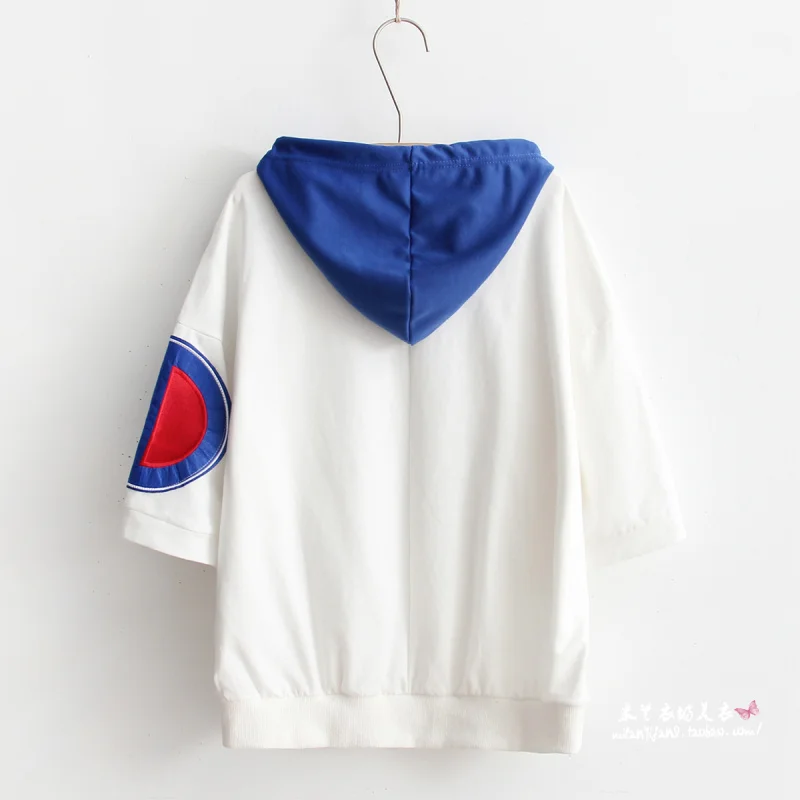 LKGHULO Summer Style Women Clothing Short Sleeve Loose Embroidery Hoodies Cotton Hoody Sweatshirts Plus Size A606 | Женская одежда