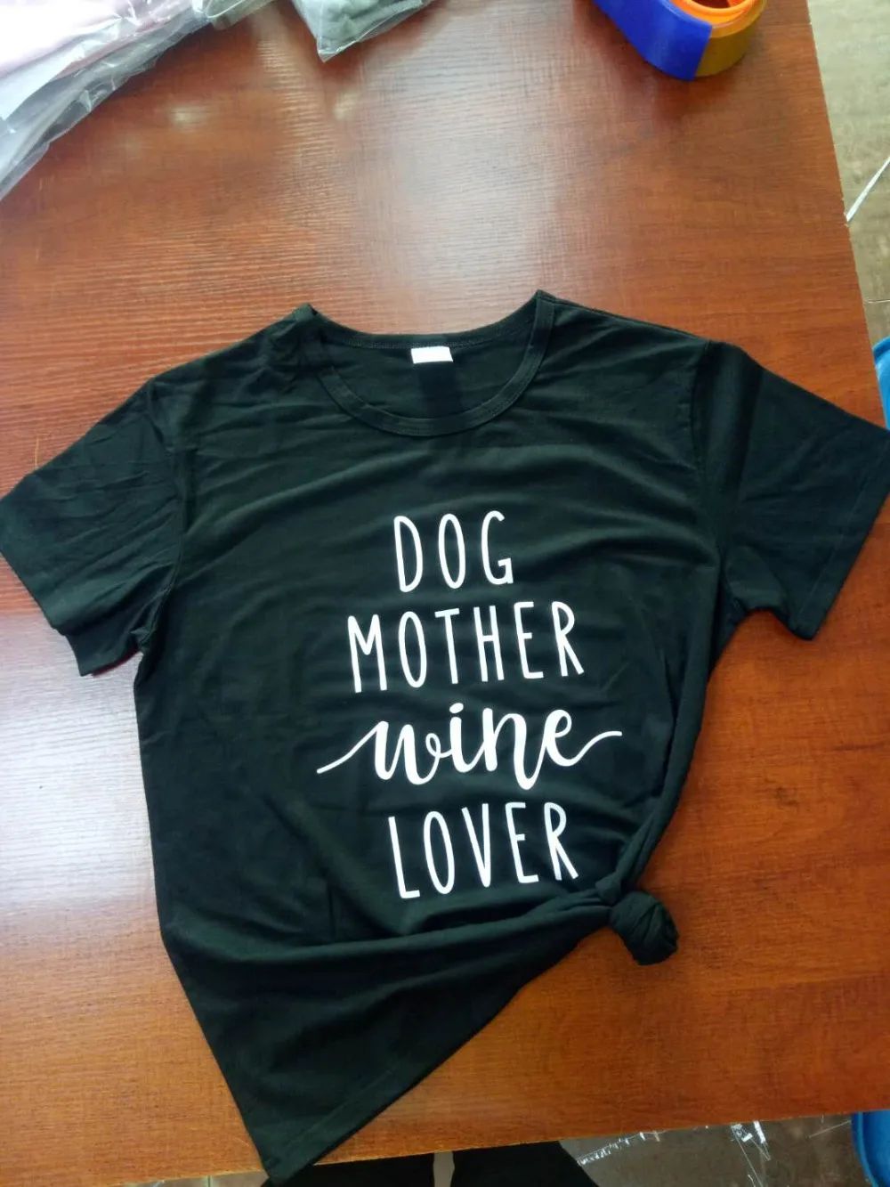 Футболка с надписью «Dog Mother Wine Lover», футболка со слоганом, хипстерская Повседневная забавная футболка с надписью «Dog and Wine Lover», футболка в стиле tumblr, хлопковые топы гранж