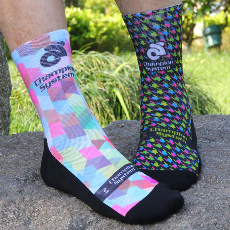 ZHUIYAN New 2019 Professional Brand 3D printing Socks Mountain Bike Cycling Sport /Racing Calcet | Спорт и развлечения