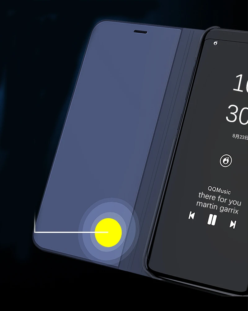 Умный зеркальный Чехол С Откидывающейся Крышкой для Samsung Galaxy S8 S9 плюс S10 S10e S7 край