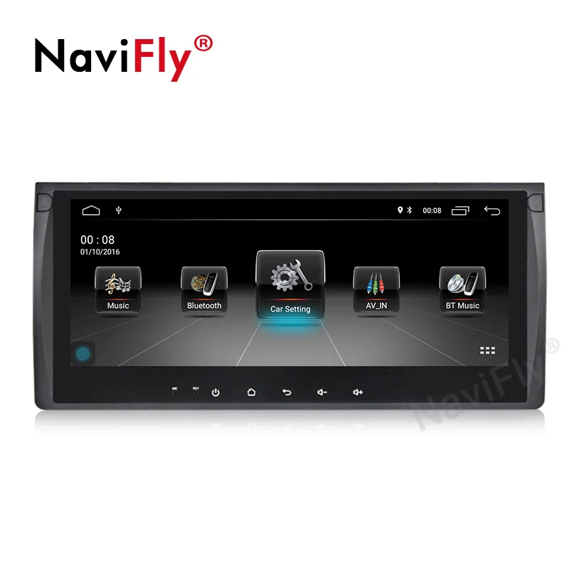 NaviFly 10 25 &quotHD Android9.1 Автомобильный USB gps Радио FM AM Кассета для BMW E53 X5 E39 автомобильный