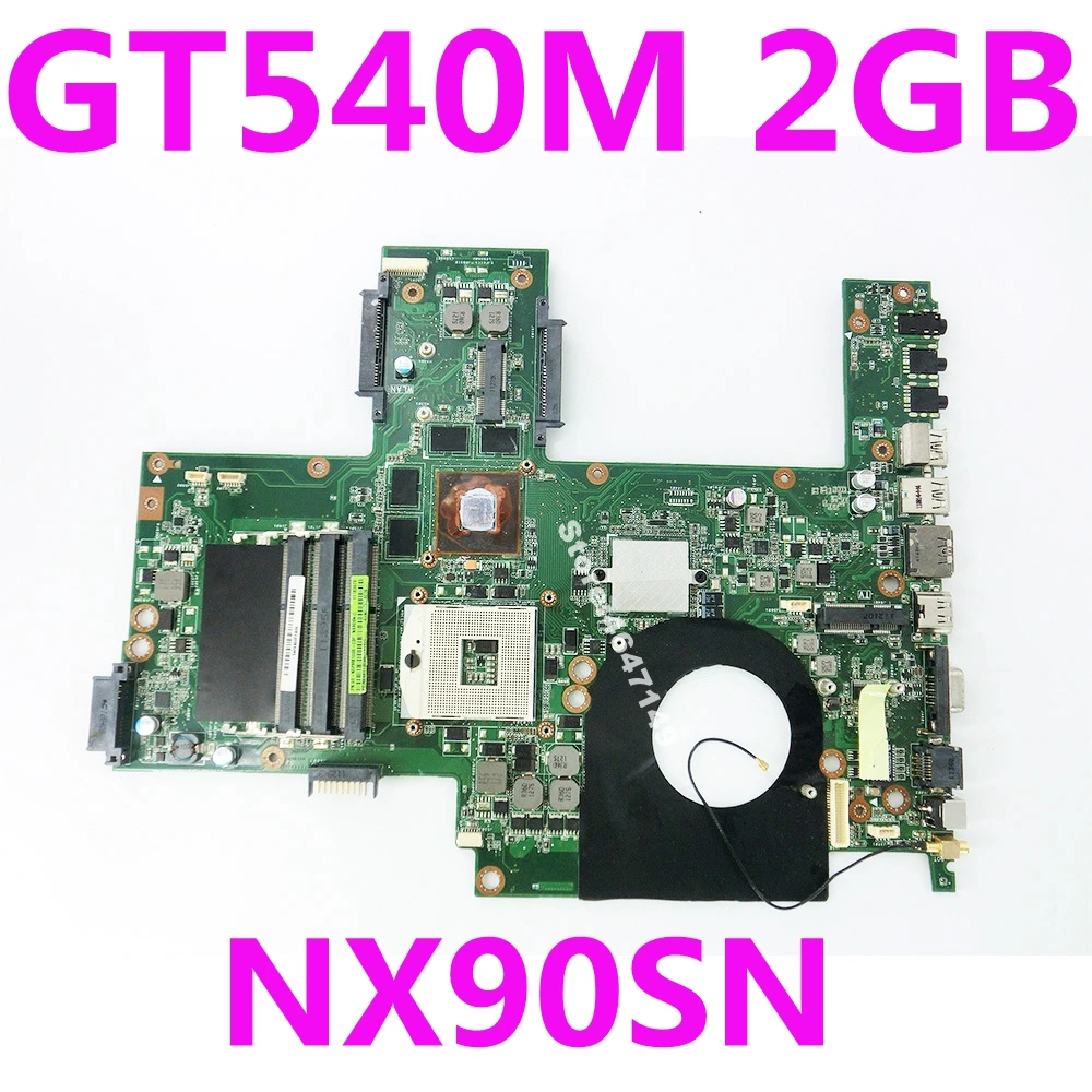 NX90SN HM65 GT540M 2 Гб N12P GS A1 материнская плата REV 0 для ASUS NX90 NX90S DDR3 Материнская ноутбука 100%