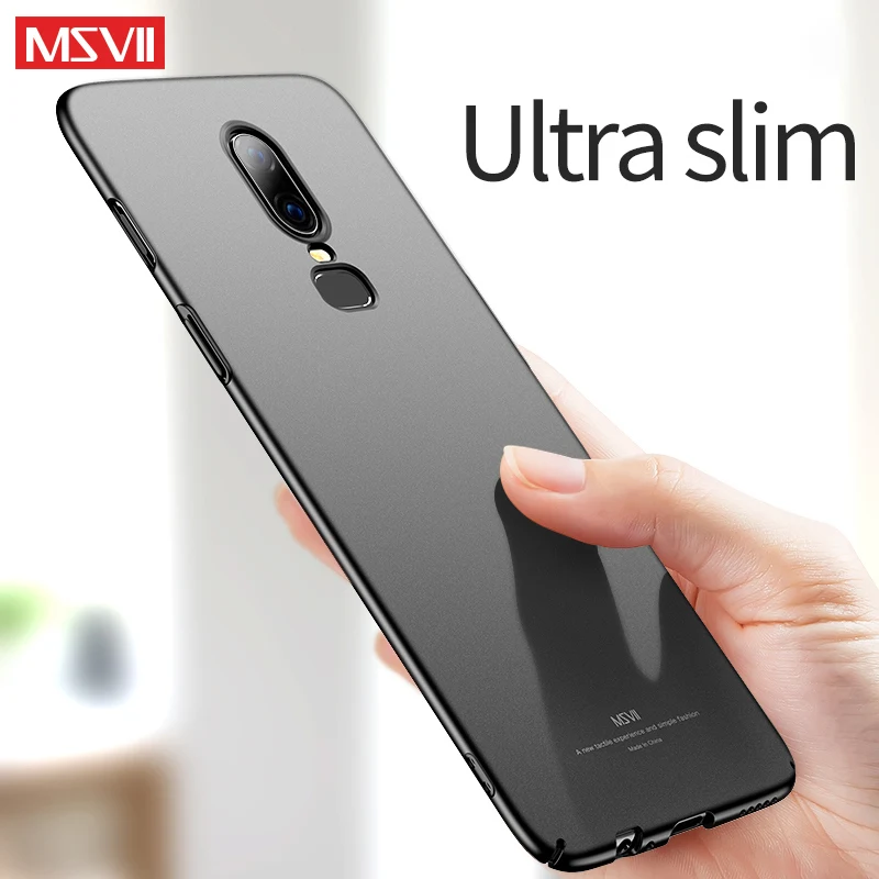 Чехол для oneplus 6 T MSVII роскошный тонкий матовый защитный чехол из поликарбоната one