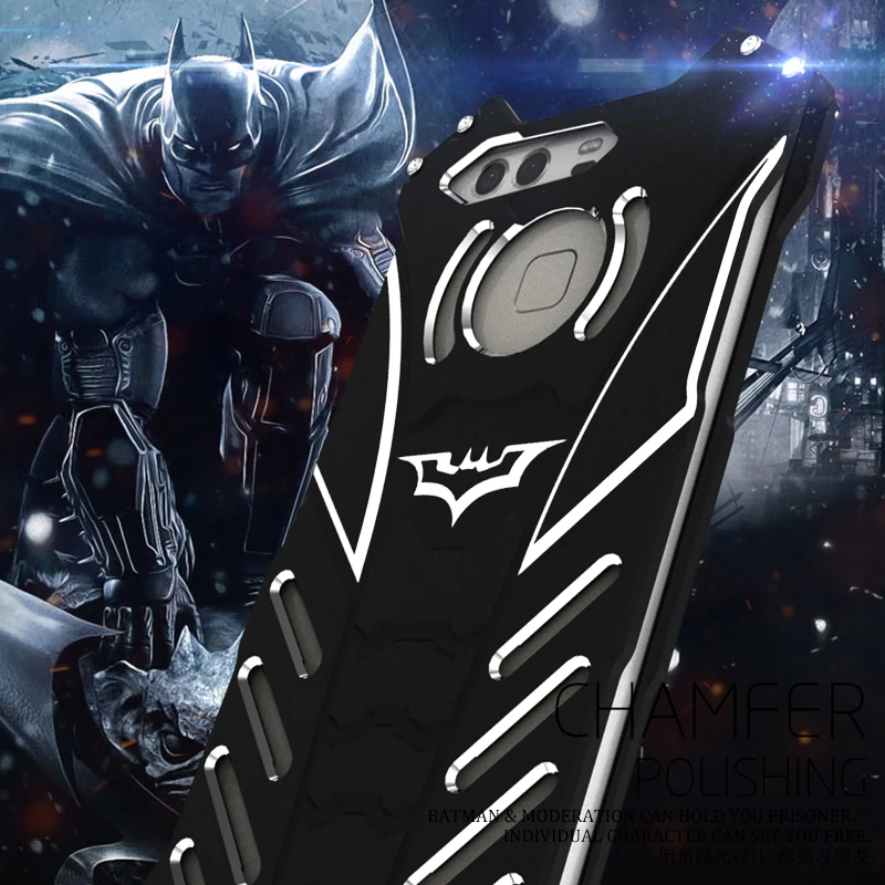 P9 P10 R-JUST Batman Aluminum Metal Cover Case for Huawei Plus Premium Shockproof Rugged Armor For Cases | Мобильные телефоны и