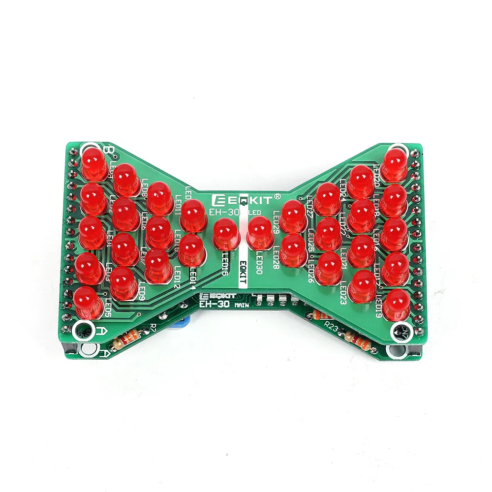 100 шт./лот LED электронные песочные часы DIY Kit скорость регулируемый Смешные наборы