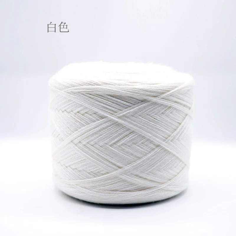 01 white 500 г неотбеленная оригинальная экологическая здоровая 70% шерсть вязанная Пряжа Детская натуральная мягкая пряжа для вязания крючком - Цвет: 01 white