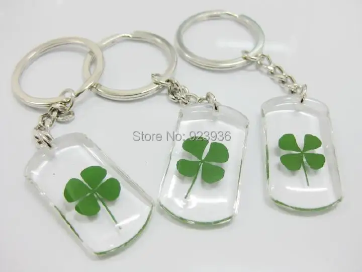 Брелок для ключей с четырехлистным клевером 120 шт.|keychain keyring|clover keychainfour leaf clover keychain