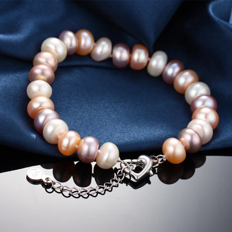 2017 г. Очаровательная жемчужина сердца Форма застежка Для женщин браслет для